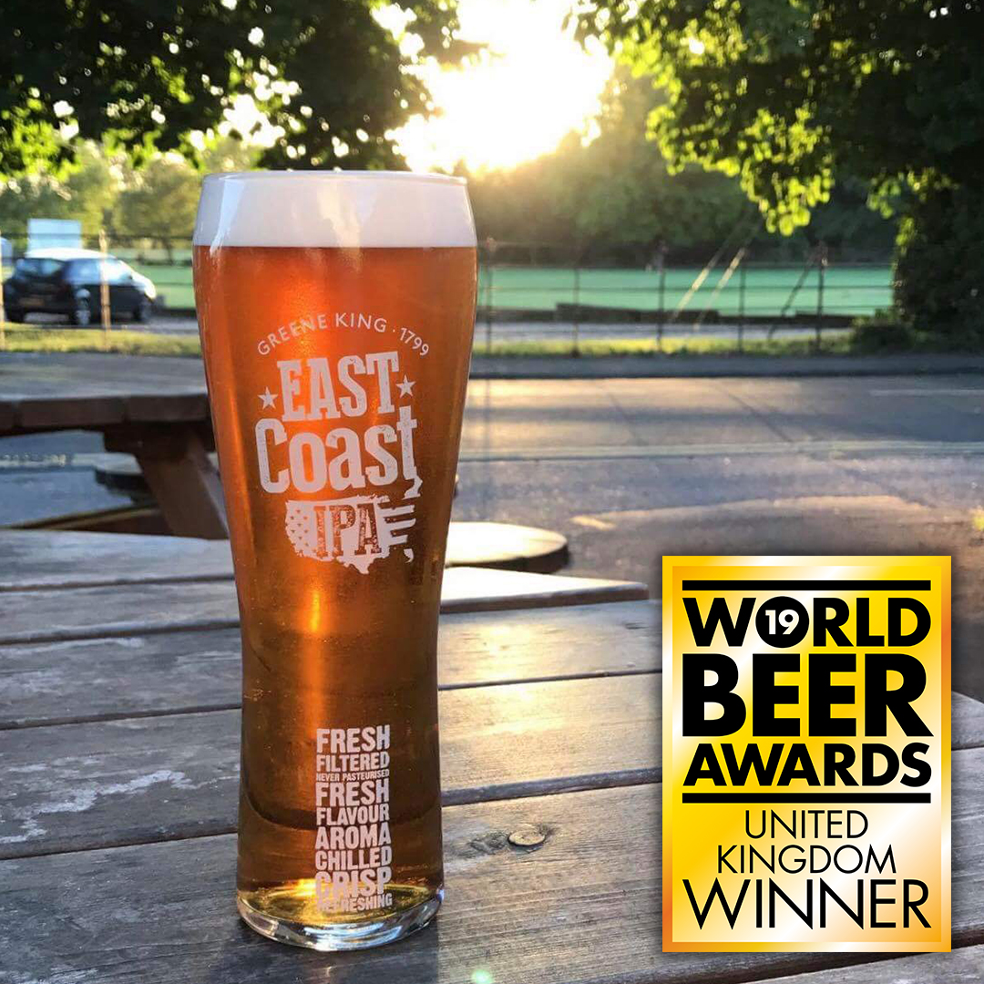 by Kænguru apt Greene King's East Coast IPA wins at World Beer Awards | The British Guild  of Beer Writers